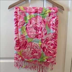 Lilly Pulitzer Hotty Pink Scarf